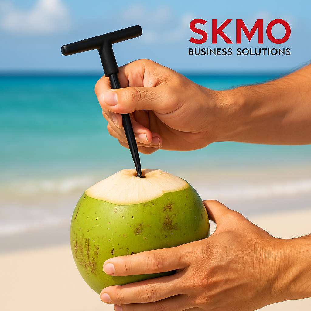 *COMING SOON* Stainless Steel Coconut Opener – Safe & Easy